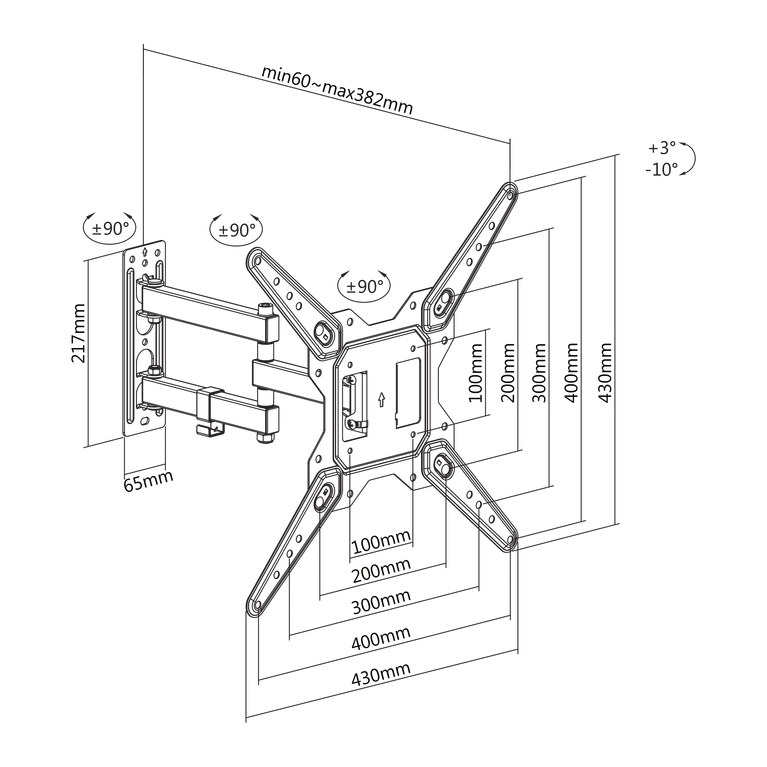 VESA:  400X400
