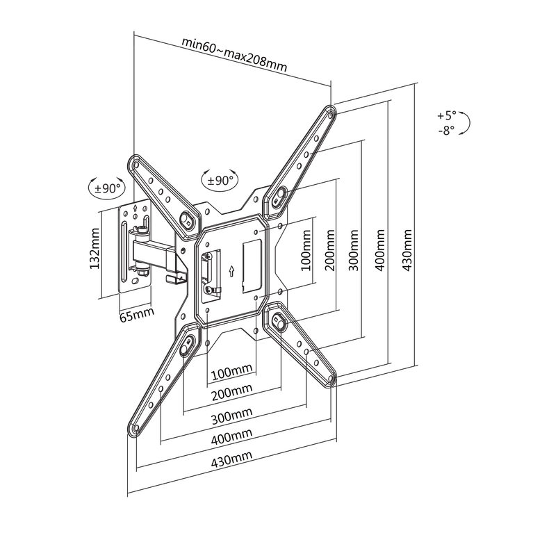 VESA: 400X400