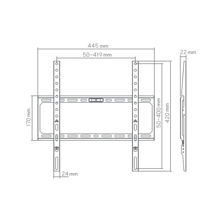 VESA:  400X400