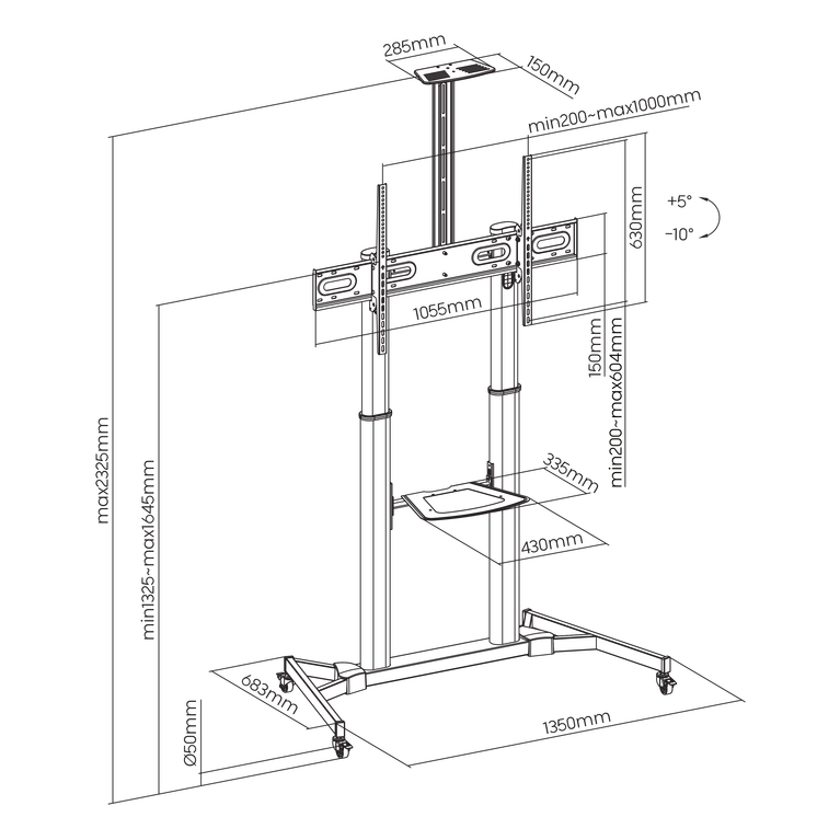 VESA: 1000x600