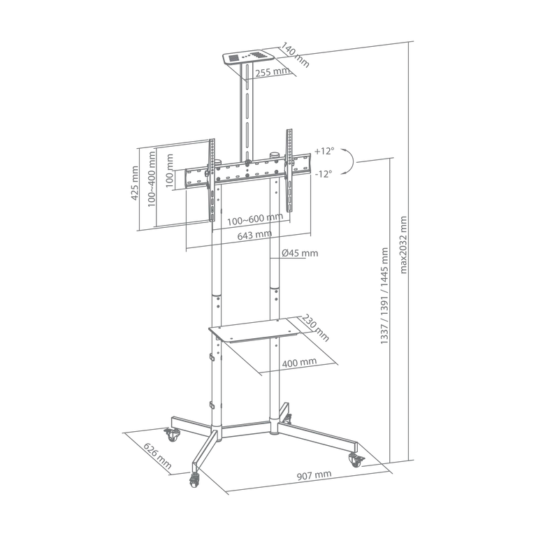 VESA:  600X400