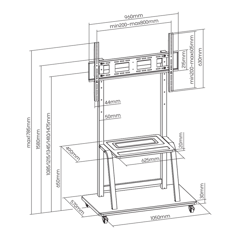 VESA:  800X600