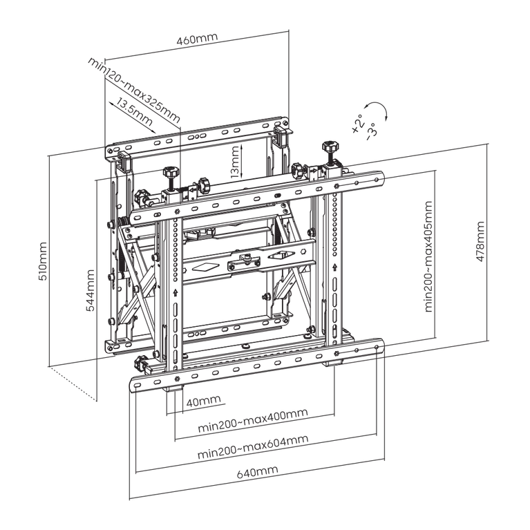VESA: 600X400
