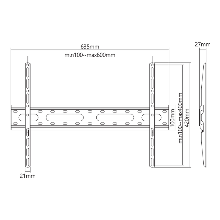 VESA:  600X400