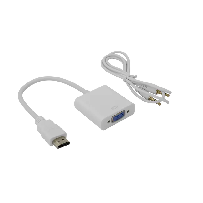 ADAPTER HDMI Muški  -> VGA Ženski + Audio / RETAIL