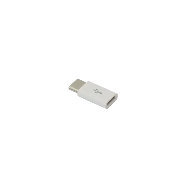ADAPTER MICRO USB 2.0 Ženski -> TYPE-C Muški Bijeli