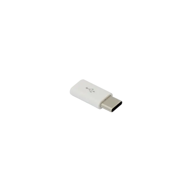 ADAPTER MICRO USB 2.0 Ženski -> TYPE-C Muški Bijeli