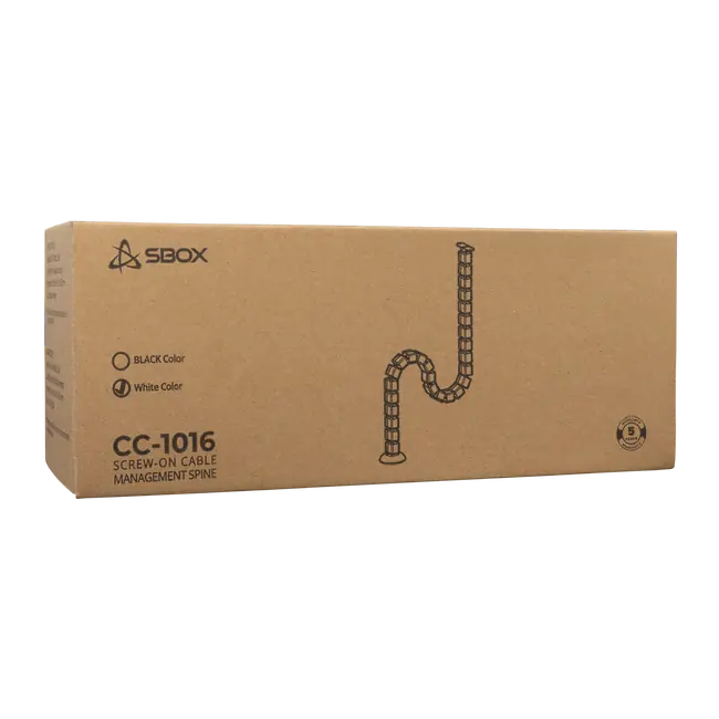 Organizator kablova SBOX CC-1016 Bijeli