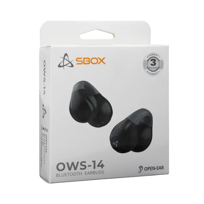 Cuffie + microfono SBOX Bluetooth EB-OWS14 Nero