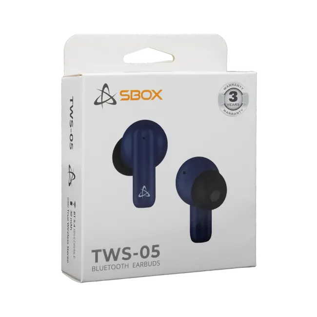 EARBUDS Slušalice + mikrofon SBOX Bluetooth EB-TWS05 Plava