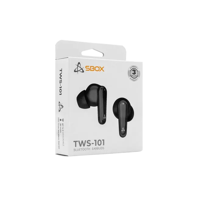 EARBUDS Slušalice + mikrofon SBOX Bluetooth EB-TWS101 Crne