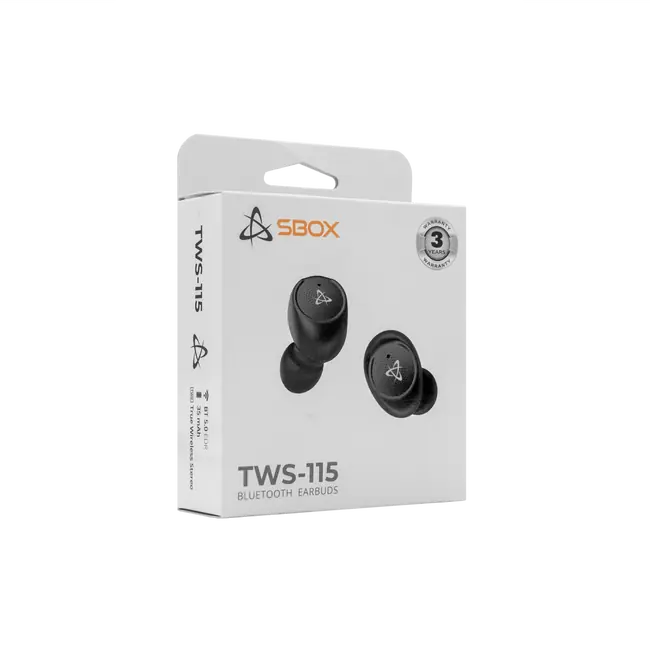 EARBUDS Slušalice + mikrofon SBOX Bluetooth EB-TWS115 Crne