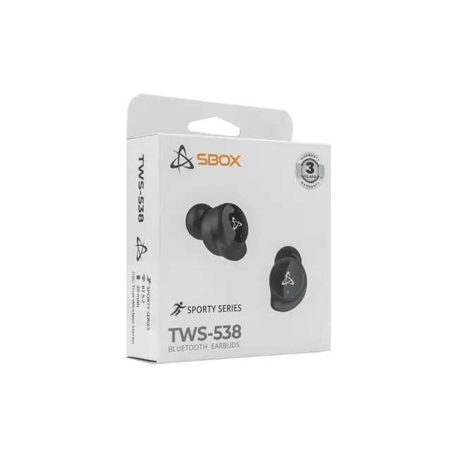 EARBUDS Slušalice + mikrofon SBOX Bluetooth EB-TWS538 Crne