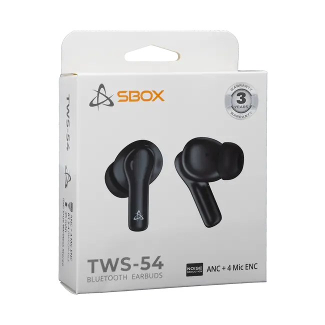 EARBUDS SBOX EB-TWS54 Crne/ANC+ 4 Mic ENC
