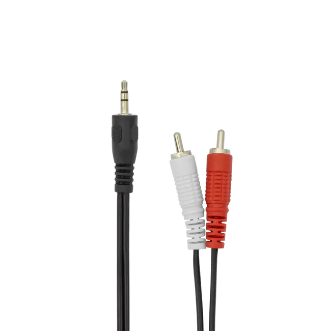 AUDIO KABEL SBOX 3.5 mm Muški -> 2 X RCA Muški, 2 m / RETAIL