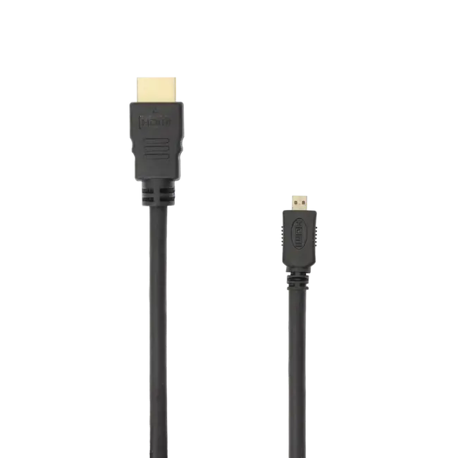 Kabel HDMI samec - MICRO HDMI samec 1.4, 2 m/RETAIL