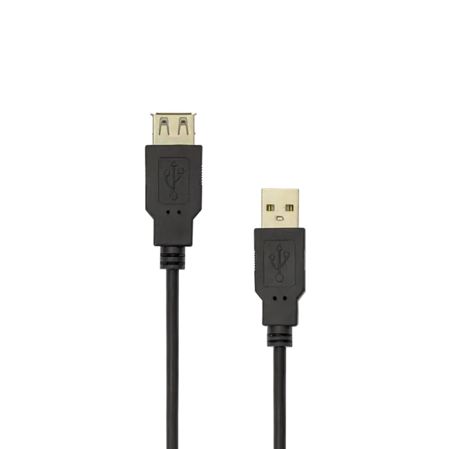 Kabel USB A Stecker - USB A Buchse Verlängerung 2 m