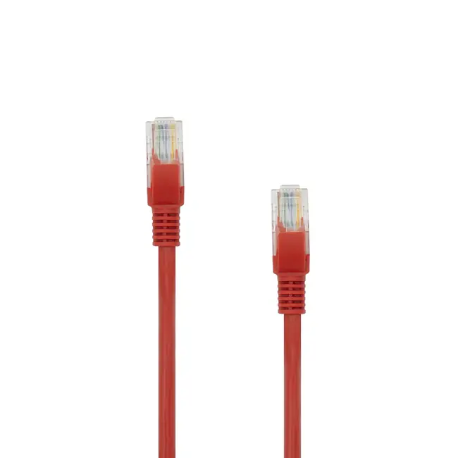 Cable UTP CAT5e 1 m Rojo/RETAIL