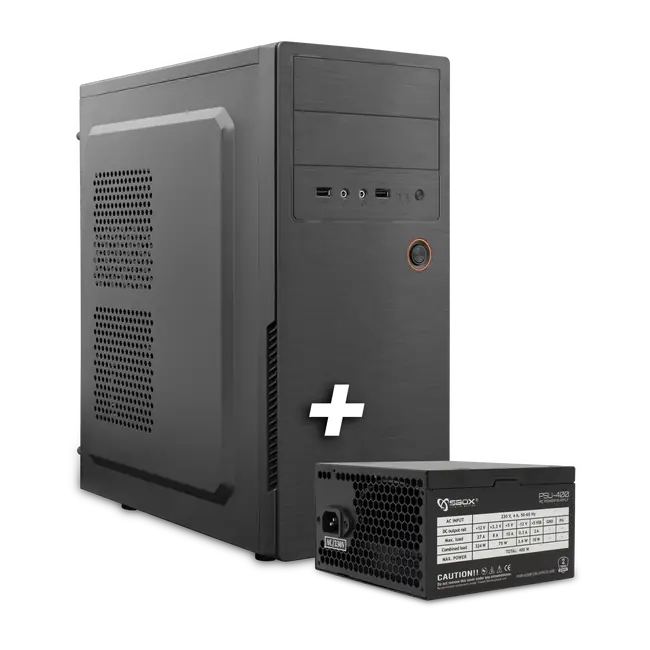 KUĆIŠTE SBOX PCC-180 ATX + NAPAJANJE PSU-400
