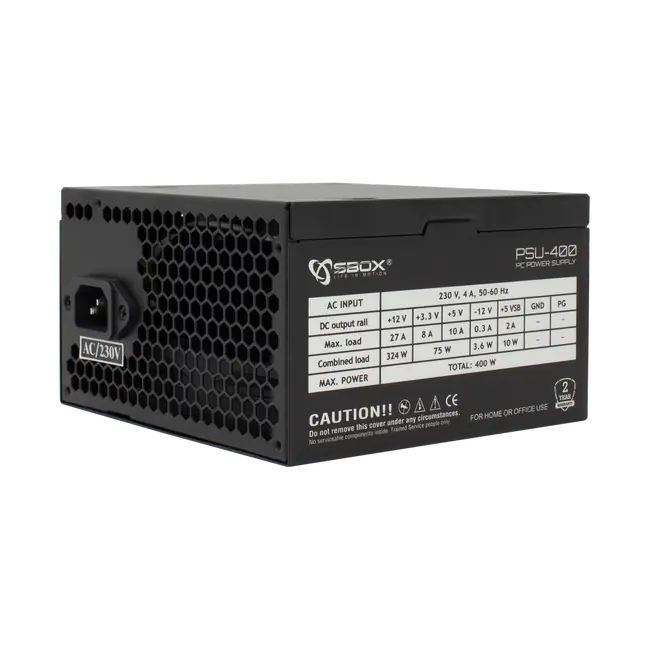 KUĆIŠTE SBOX PCC-180 ATX + NAPAJANJE PSU-400