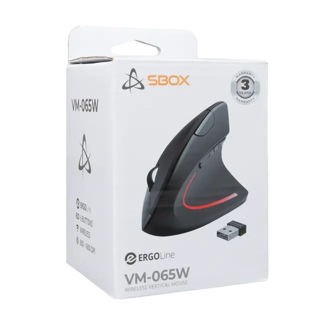 Безжичен Мишка SBOX VM-065W Вертикален