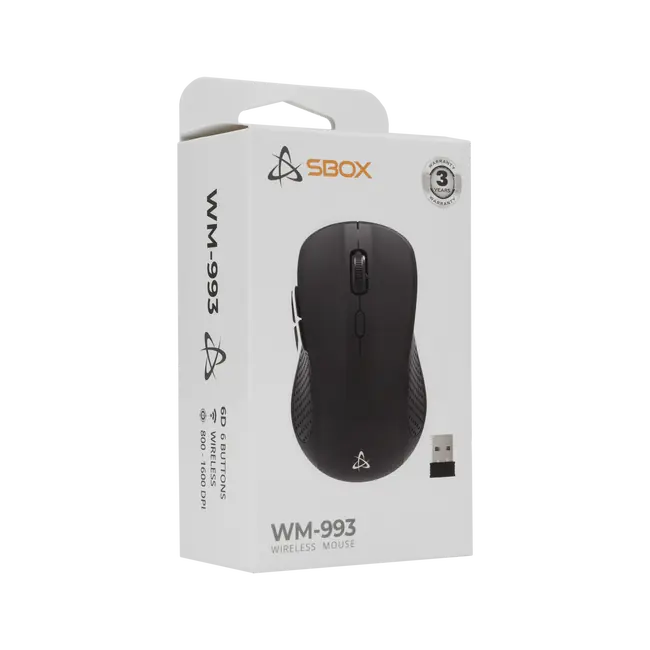 MIŠ SBOX WM-993 Crni / Bežični