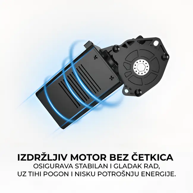 NOGE ZA STOL SBOX MD-112 CRNA - 1 motor