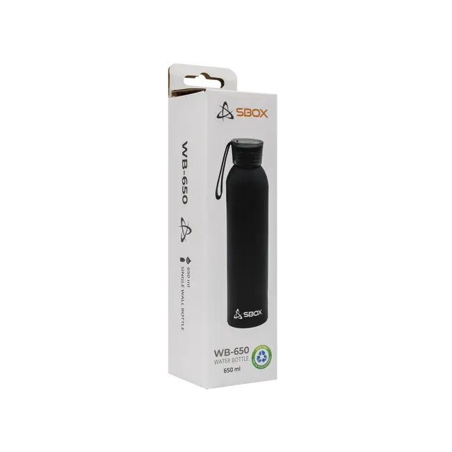 SBOX boca za vodu WB-650 - 650 ml - crna
