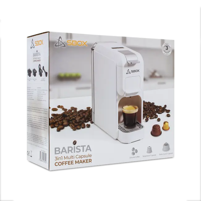 SBOX Coffee aparat 3u1 CM-719 BARISTA bijeli