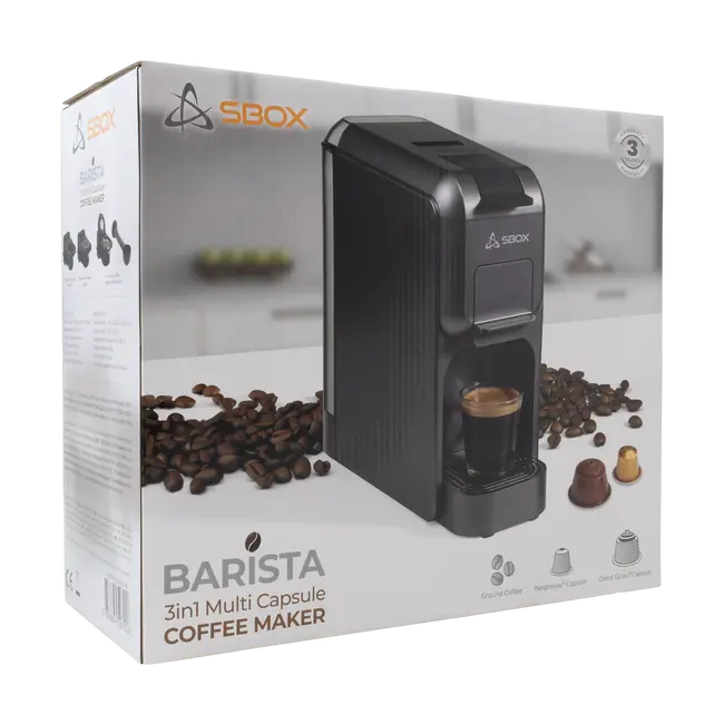 SBOX Coffe MAKER 3u1 CM-719 BARISTA BLACK