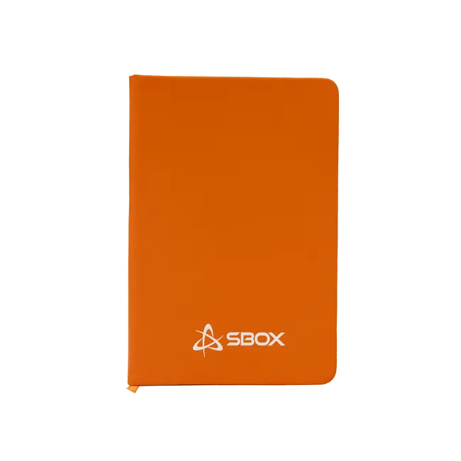 SBOX bilježnica 21x14 cm - Narančasta