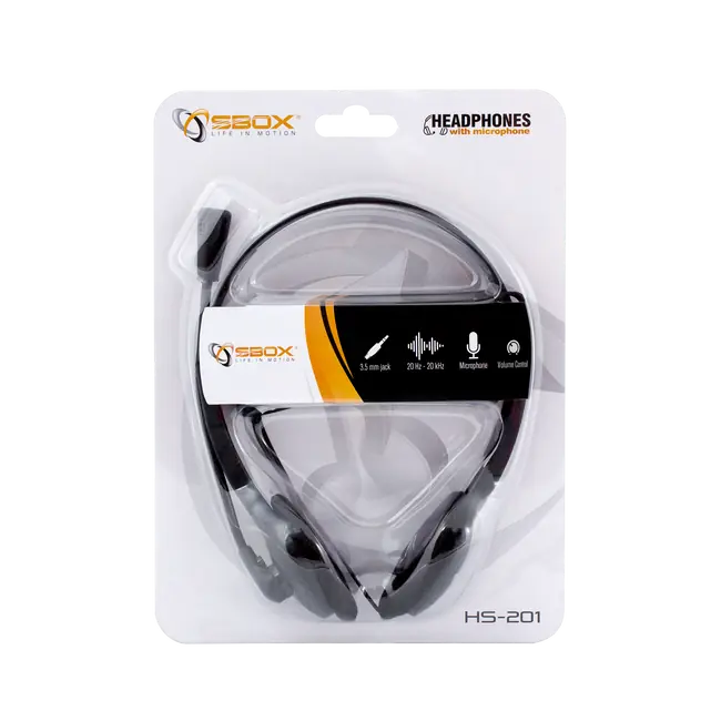 Headset + Mikrofon SBOX HS-201