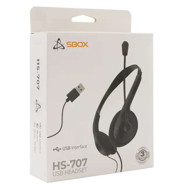 Headset + Mikrofon SBOX HS-707