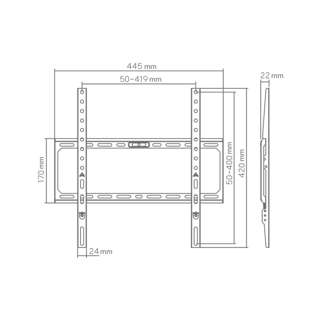 ZIDNI STALAK SBOX Budget BL-3744F