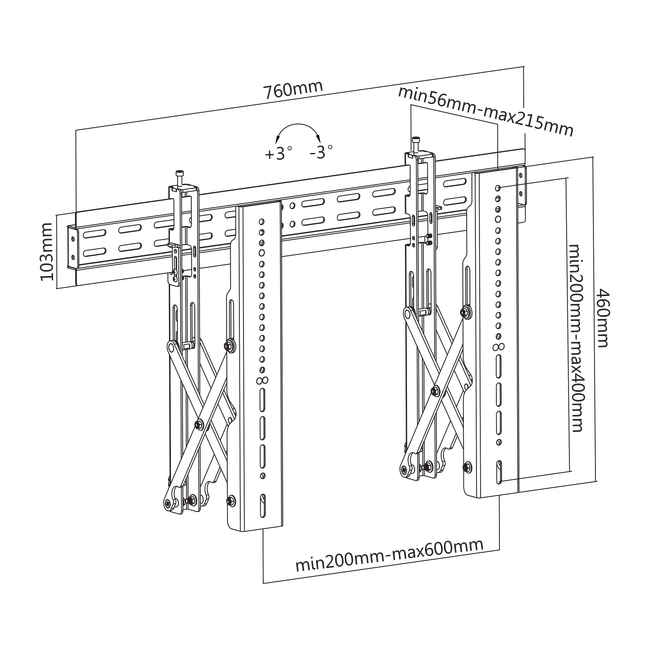 ZIDNI STALAK SBOX LVW02-46F