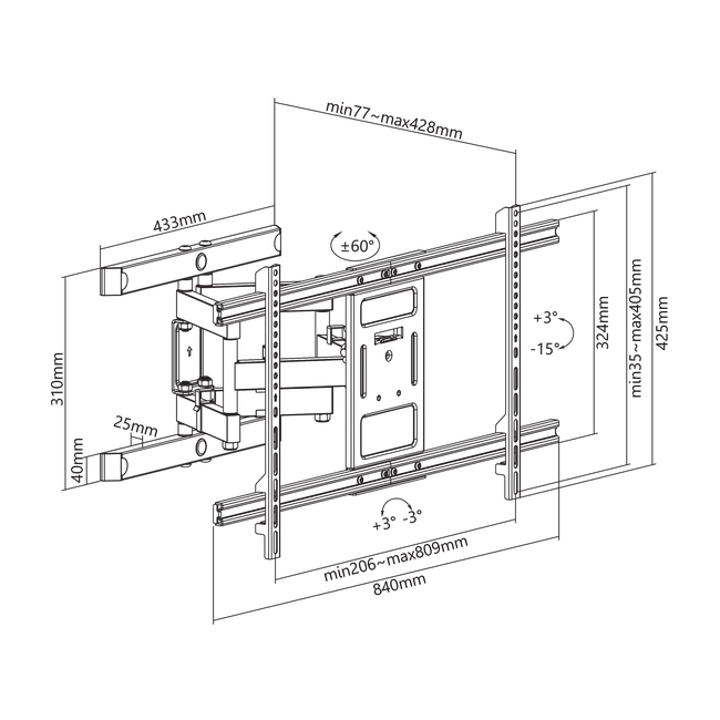 ZIDNI STALAK SBOX PLB-61486