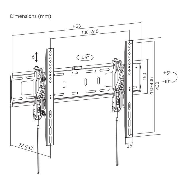 ZIDNI STALAK SBOX PLB-6546T-2