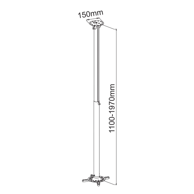 STROPNI STALAK ZA PROJEKTOR SBOX PM-200XL