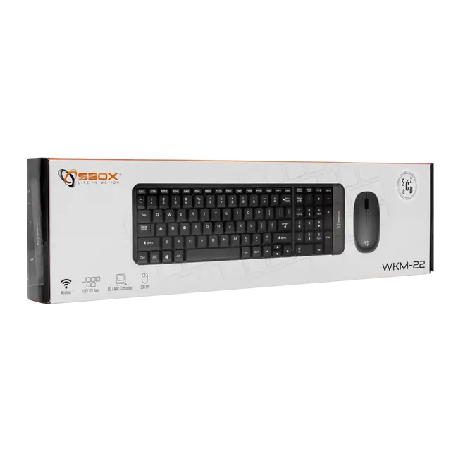 SBOX TIPKOVNICA + MIŠ WKM-22 / Bežični / HR