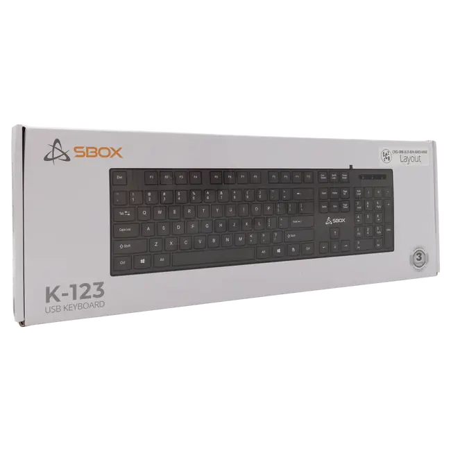 TIPKOVNICA SBOX K-123 HR