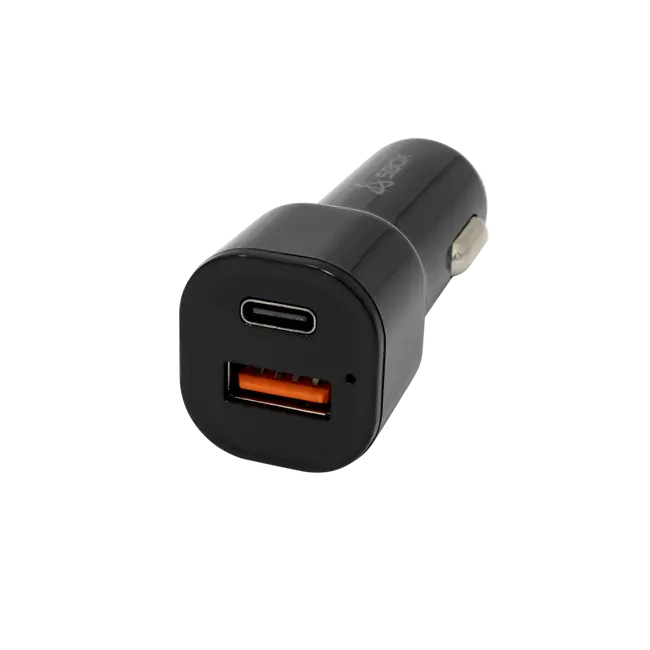 USB AUTO Chargeur SBOX CC-038/2 sorties - 38 W Noir