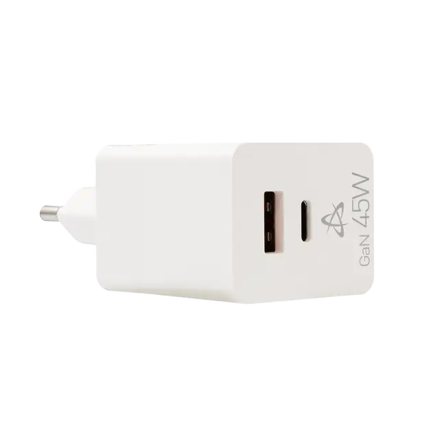 USB KUĆNI PUNJAČ HC-45 / 2 ULAZA 45W GAN