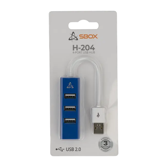 USB RAZDJELNIK SBOX H-204 Plavi
