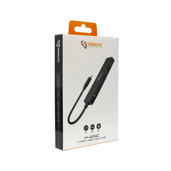 USB Elosztó SBOX H-404C