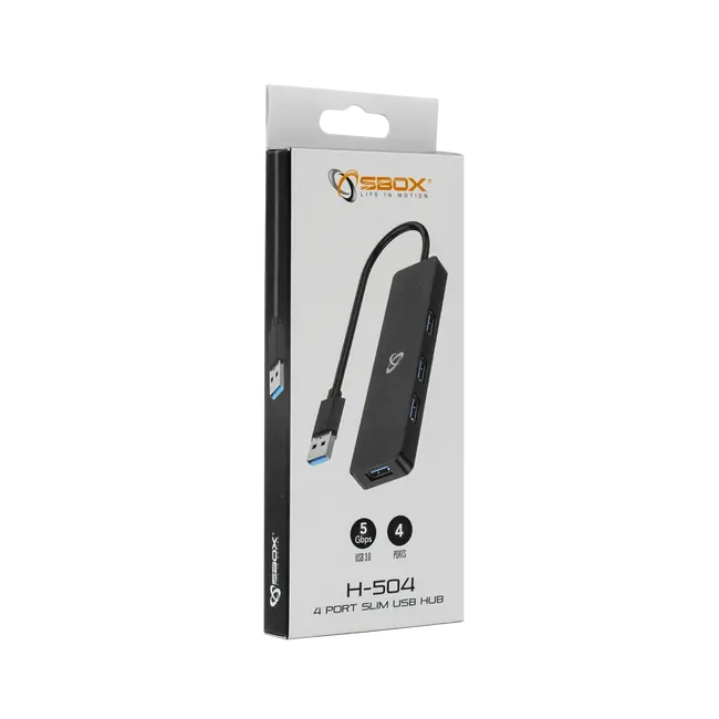 USB RAZDJELNIK SBOX H-504 / USB-3.0 4 Ulaza