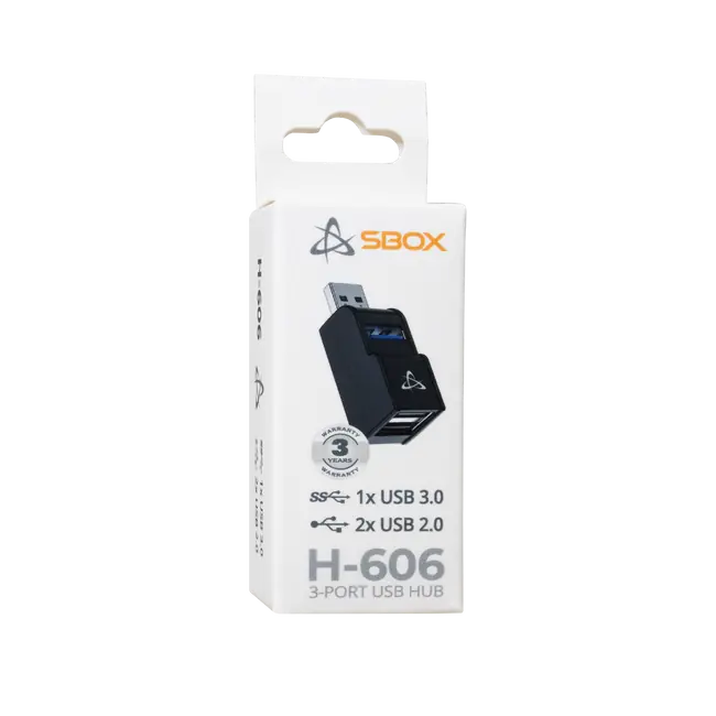 USB RAZDJELNIK SBOX H-606 3 PORT USB-A 3.0