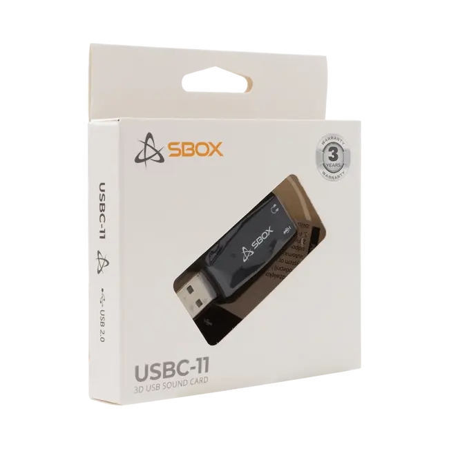 USB ZVUČNA KARTICA SBOX USBC-11