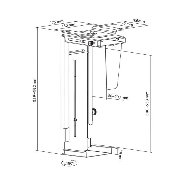 CASE MOUNT SBOX UDM-6