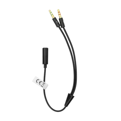 ADAPTER 3.5 mm Ženski 4-Pin - 2 X 3.5 mm Muški 3-Pin