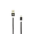 CABLE USB A MALE -> 8-pin iPh MALE 1.5 m BLACK - Blister